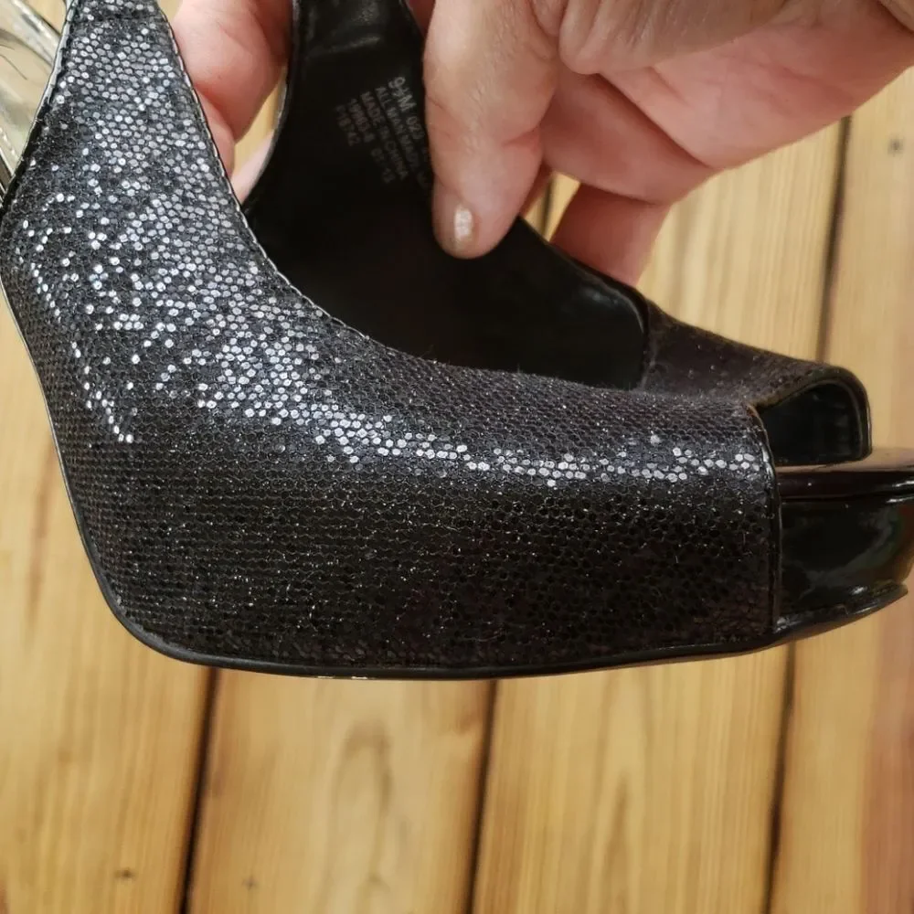 N by Nicole Miller women's platform heels, size 9.5